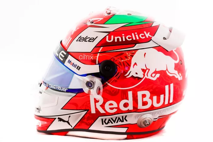Casco de Sergio Pérez, Red Bull Racing