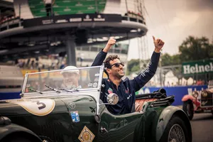 Daniel Ricciardo, Red Bull Racing lors de la parade des pilotes