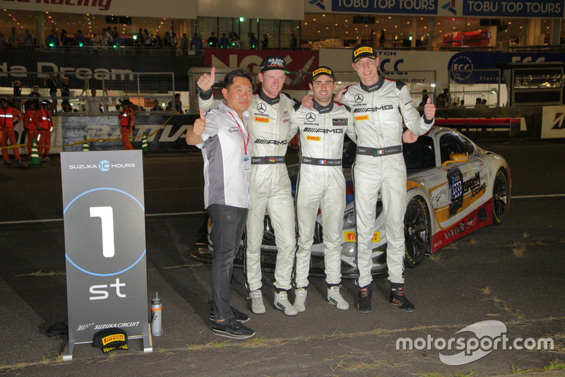 10 horas de Suzuka: Maro Engel, Raffaele Marciello, Tristan Vautier, Mercedes-AMG Team GruppeM Racing, Mercedes-AMG Team GruppeM Racing