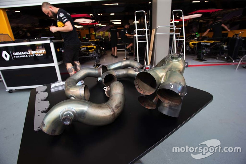 Scarico del team Renault Sport F1