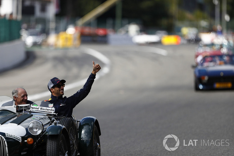 Belga Nagydíj - versenyzői felvonulás - F1 2018
