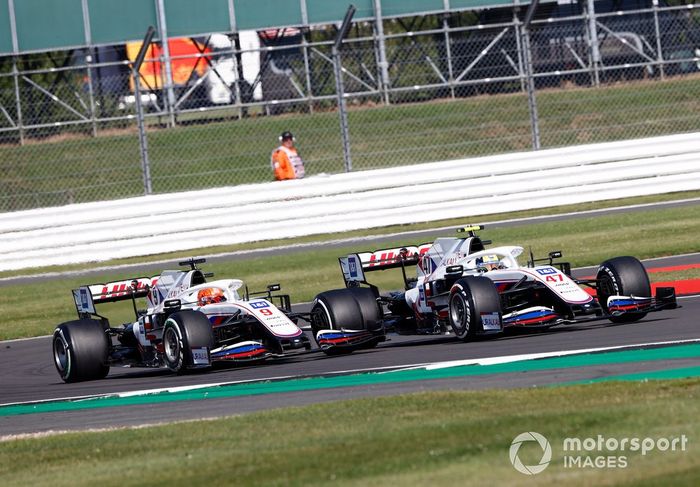Mick Schumacher, Haas VF-21, Nikita Mazepin, Haas VF-21