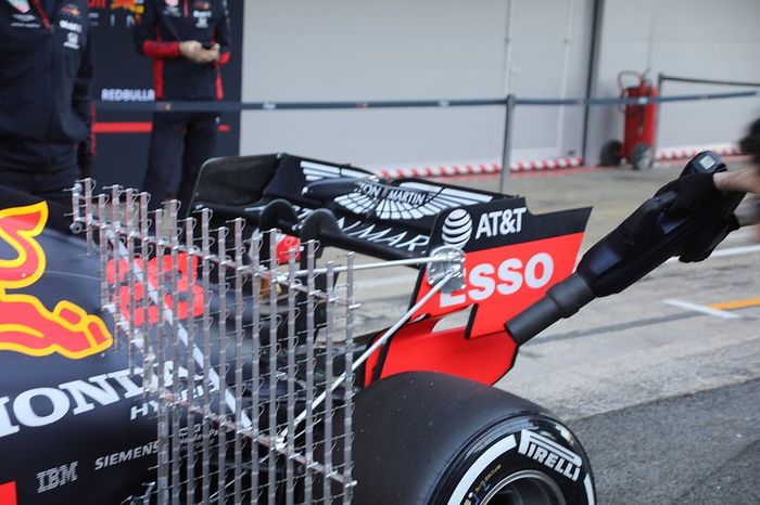 Alerón trasero del Red Bull Racing RB16