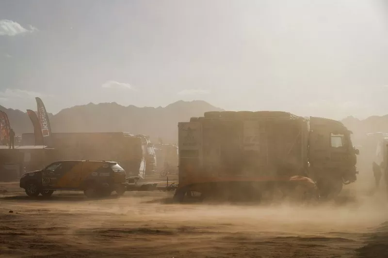 El vivac del Dakar