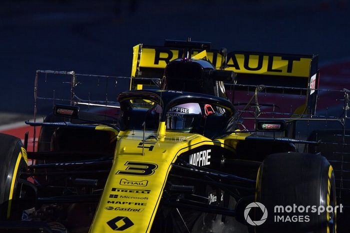 Daniel Ricciardo, Renault F1 Team R.S. 19 , con sensores aerodinámicos