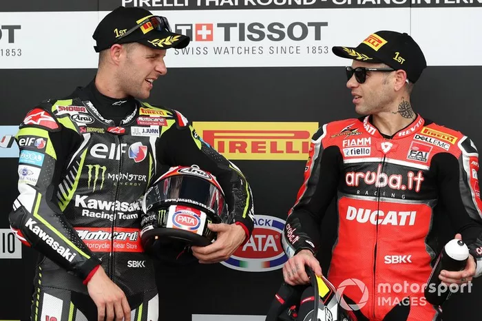 Jonathan Rea, Kawasaki Racing, Alvaro Bautista, Aruba.it Racing-Ducati Team