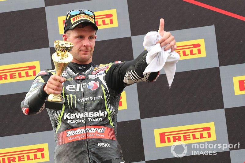 Second place Jonathan Rea, Kawasaki Racing