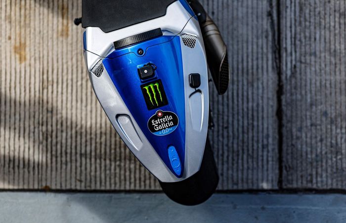 Detalle de la moto de Team Suzuki MotoGP 