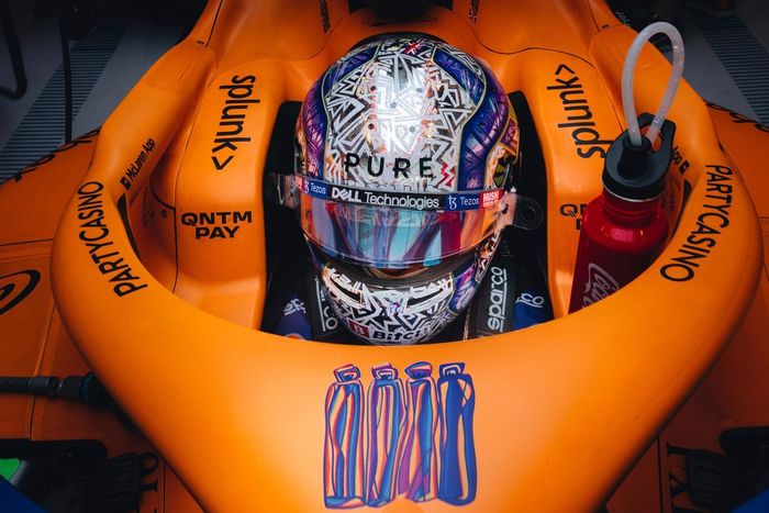 Casco de Lando Norris, McLaren