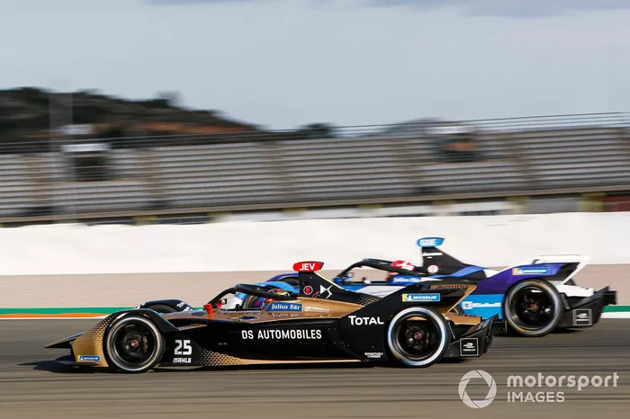 Jean-Eric Vergne, DS Techeetah, DS E-Tense FE20, Maximilian Gunther, BMW I Andretti Motorsports, BMW iFE.21