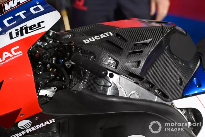 La moto de Pramac Ducati