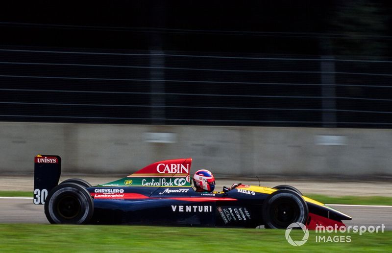 美しきF1マシン：ヴェンチュリLC92「片山右京がデビュー。色も形も