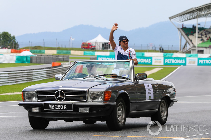 Felipe Massa, Williams on the drivers parade