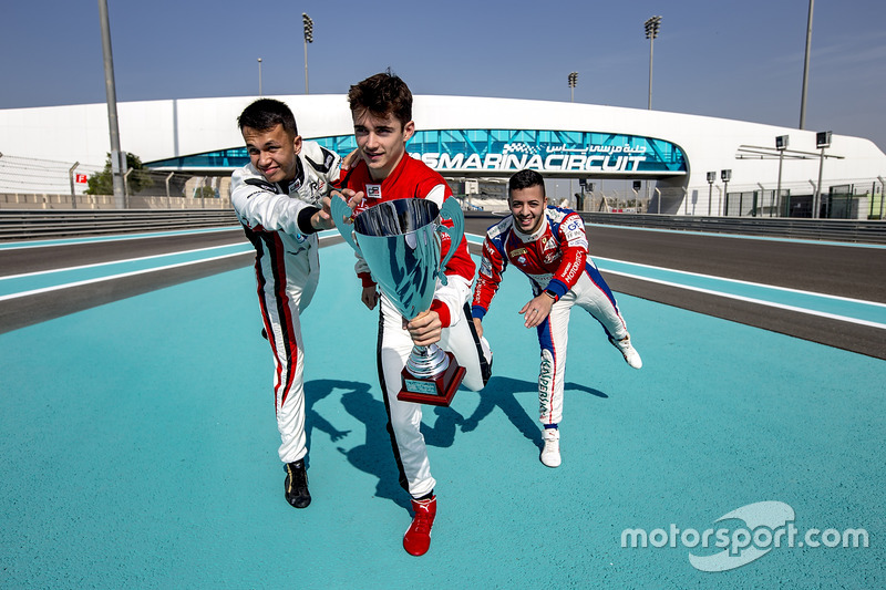 Le podium du GP3 Series 2016