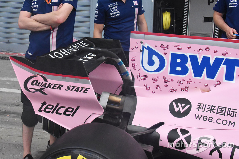Заднее крыло Force India VJM10
