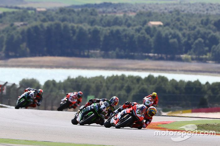 Chaz Davies, Ducati Team, Jonathan Rea, Kawasaki Racing