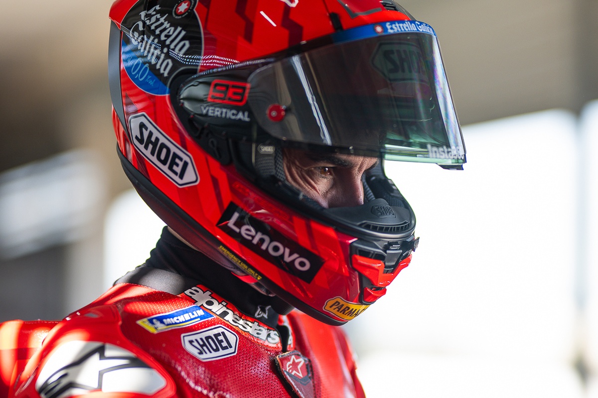 マルク・マルケスのテスト走行、写真で見る MotoGP