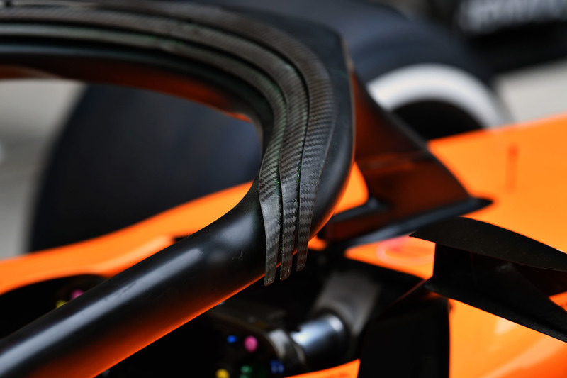 McLaren MCL33 halo detail