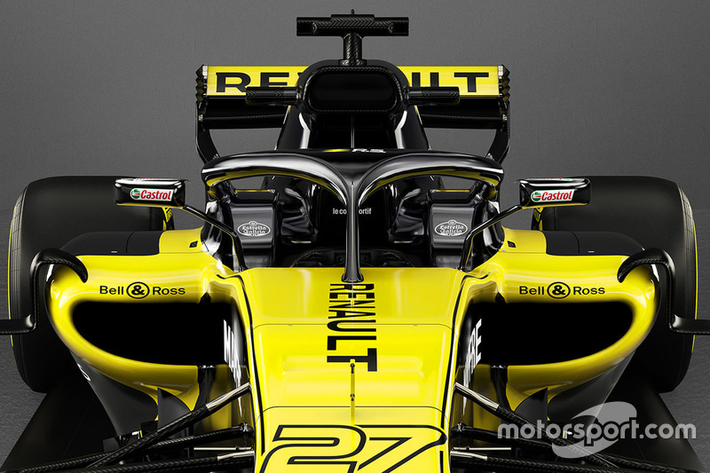 Renault F1 Team RS18, dttaglio dell'halo