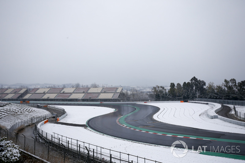 Snow covered circuit