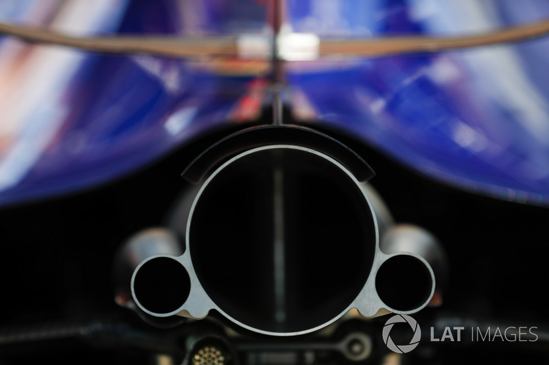 Toro Rosso Honda exhaust detail