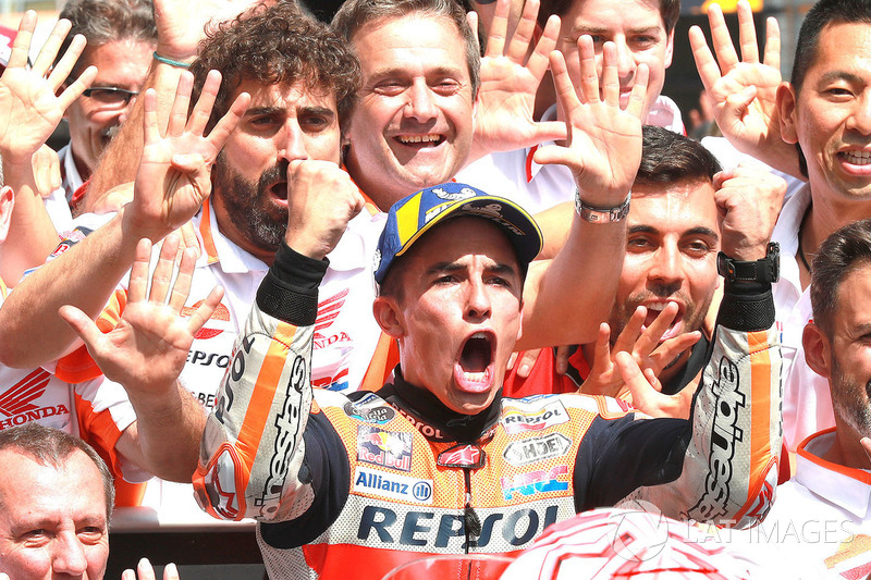 Le vainqueur Marc Marquez, Repsol Honda Team