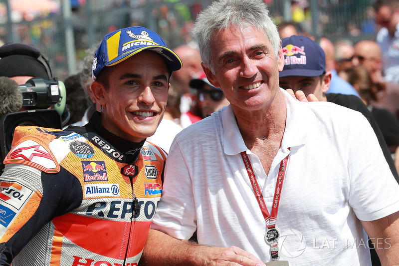 Le vainqueur Marc Marquez, Repsol Honda Team, Mick Doohan