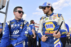 Alex Bowman, Hendrick Motorsports, Chevrolet Camaro Nationwide and Chase Elliott, Hendrick Motorsports, Chevrolet Camaro NAPA AUTO PARTS Patriotic