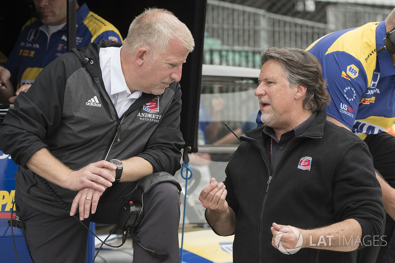 Rob Edwards y Michael Andretti, Andretti Autosport Honda