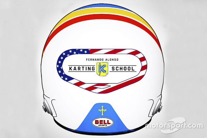 Casco especial de Fernando Alonso para las 24h de Daytona