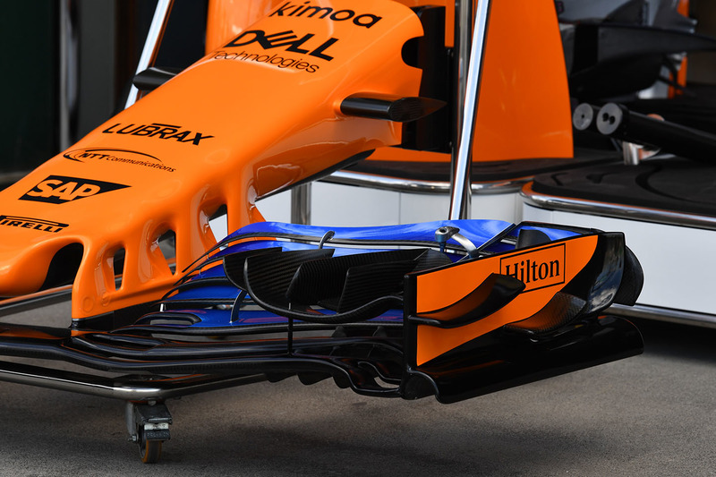 McLaren MCL33 front wing detail