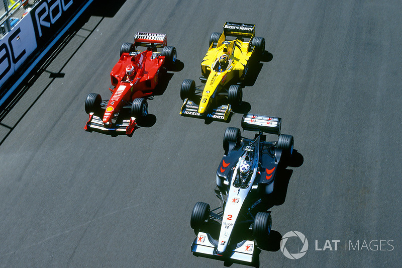 David Coulthard, McLaren, Eddie Irvine, Ferrari, Heinz-Harald Frentzen, Jordan