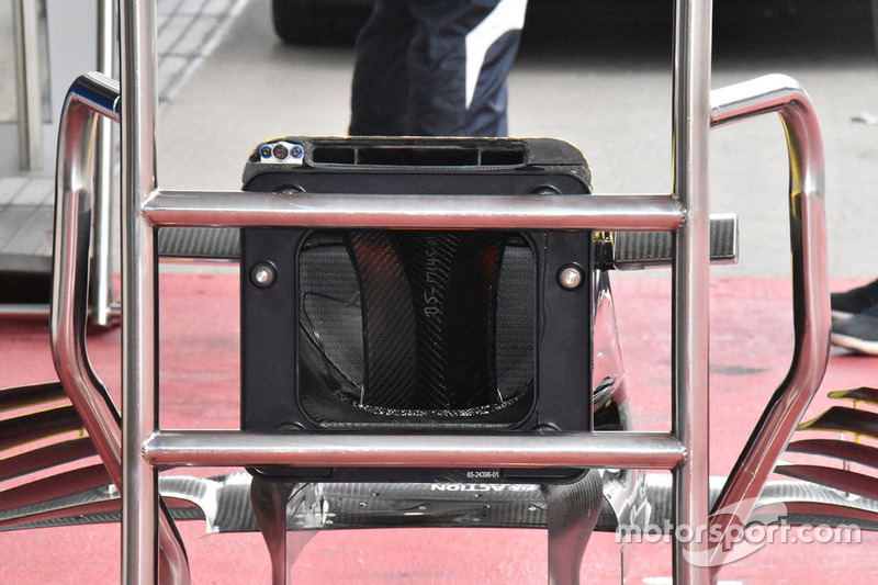 Renault Sport F1 Team R.S. 18 detalle del morro