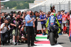 Ganador de la pole Valentino Rossi, Yamaha Factory Racing