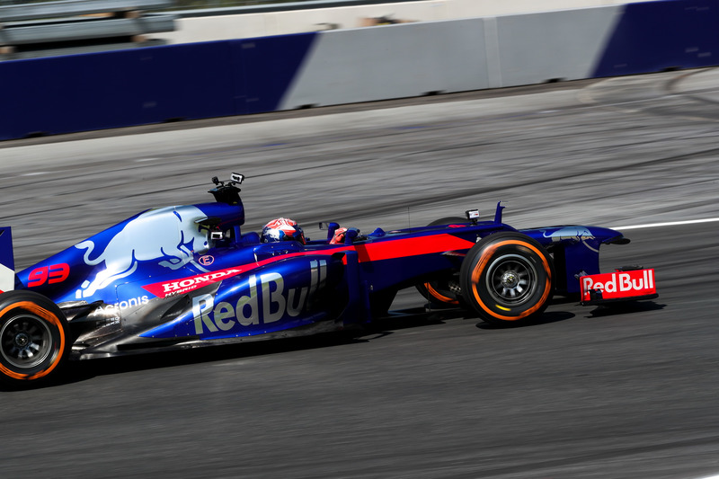 Марк Маркес на тестах Формули 1 з Toro Rosso