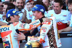 Dani Pedrosa, Repsol Honda Team, Marc Marquez, Repsol Honda Team in Parc Ferme
