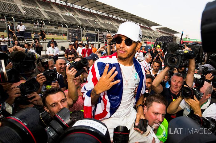 Campeón del mundo 2017 Lewis Hamilton, Mercedes AMG F1