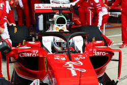 Sebastian Vettel, Ferrari SF16-H, mit Halo 2