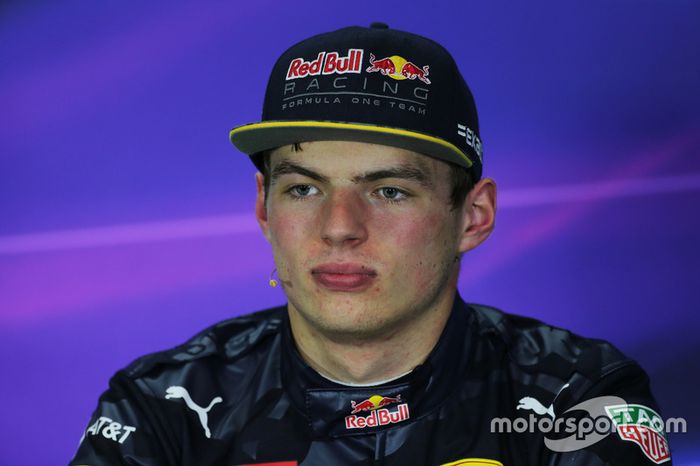 Max Verstappen, Red Bull Racing en la Conferencia de prensa FIA