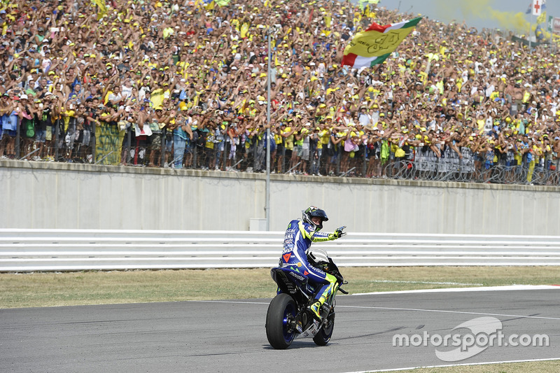 Deuxième place pour Valentino Rossi, Yamaha Factory Racing