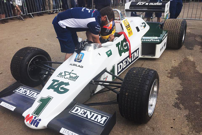 Karun Chandhok im Williams FW08C