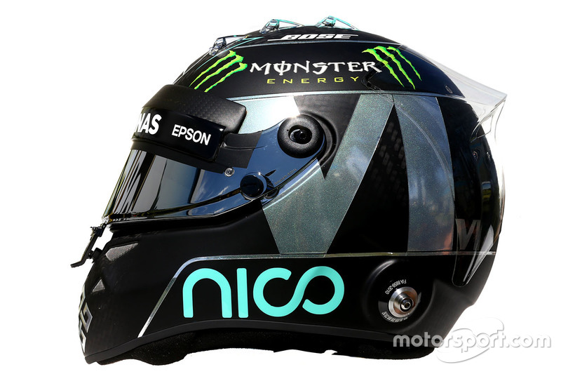 Helm von Nico Rosberg, Mercedes AMG F1