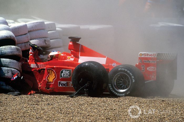 Choque de Michael Schumacher, Ferrari