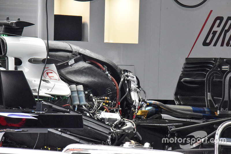 Haas F1 Team VF-18 Ferrari engine