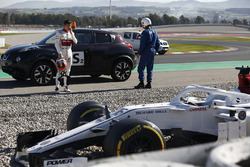Accident pour Charles Leclerc, Alfa Romeo Sauber C37