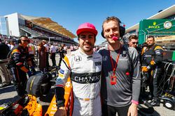 Fernando Alonso, McLaren, Mark Temple, Race Engineer, McLaren