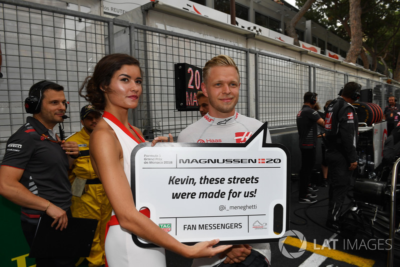 Kevin Magnussen, Haas F1, sur la grille