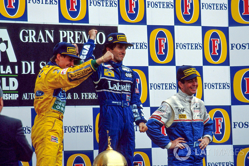 Podium: 1. Alain Prost, Williams; 2. Michael Schumacher, Benetton; 3. Martin Brundle, Ligier