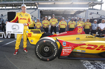Polesitter Ryan Hunter-Reay, Andretti Autosport Honda