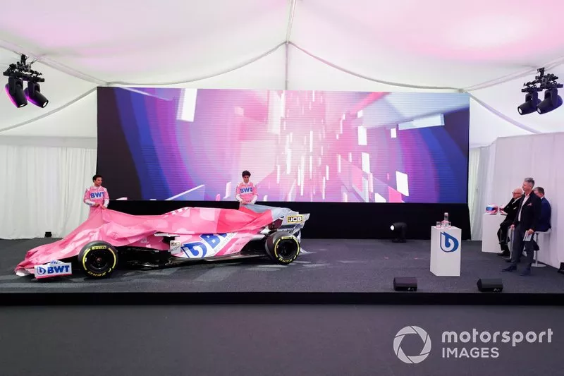 Sergio Pérez, Racing Point y Lance Stroll, Racing Point
